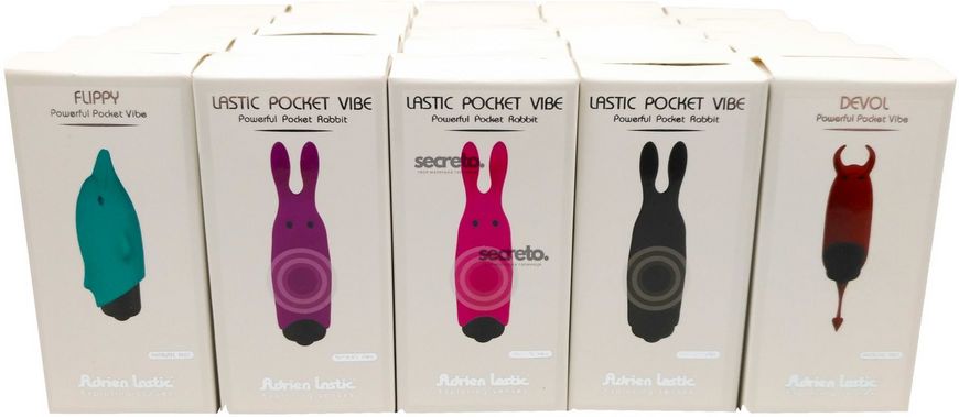 Набір вібраторів Adrien Lastic Pocket Vibe (25 штук) AD90506 фото