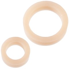 Набор эрекционных колец Doc Johnson Platinum Premium Silicone - The C-Rings - White SO4919 фото