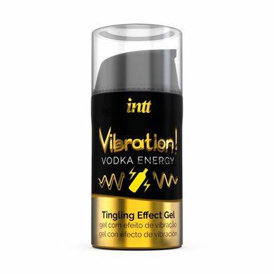 Жидкий вибратор Intt Vibration Vodka (15 мл), густой гель, очень вкусный, действует до 30 минут SO2919 фото