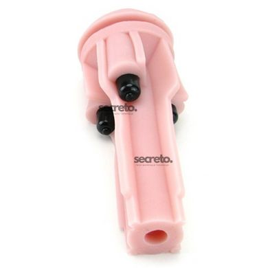 Мастурбатор с вибрацией Fleshlight Vibro Pink Lady Touch, три вибропули, стимулирующий рельеф F17347 фото