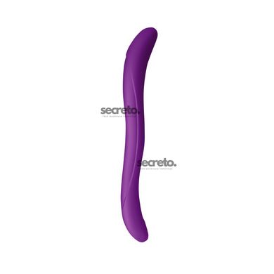 Двойной фаллоимитатор Wooomy Twoooney Semirealistic Double Dong Purple, диаметр 3 и 3,8 см SO8218 фото