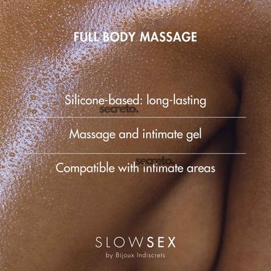 Силиконовый гель для массажа всего тела Bijoux Indiscrets Slow Sex Full body massage SO5905 фото