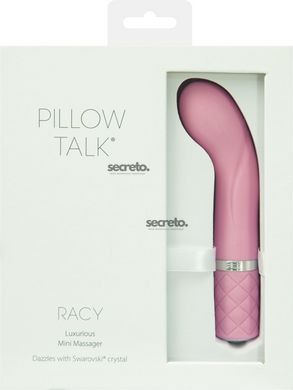 Роскошный вибратор Pillow Talk - Racy Pink с кристаллом Сваровски для точки G, подарочная упаковка SO2719 фото