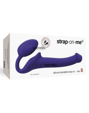 Безремінний страпон Strap-On-Me Violet S, повністю регульований, діаметр 2,7 см SO2706 фото