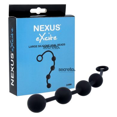 Анальні кульки Nexus Excite Large Anal Beads, силікон, макс. діаметр 3 см SO3843 фото