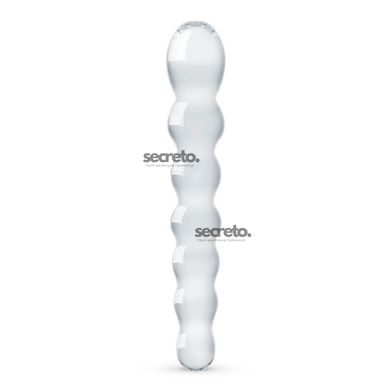 Скляний дилдо у вигляді намистин Gildo Glass Dildo No. 19 SO4419 фото