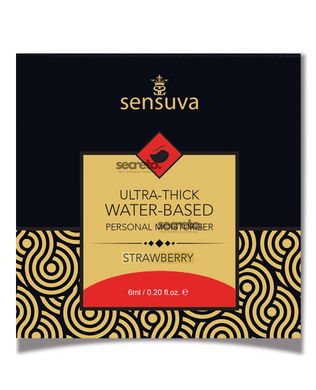 Пробник Sensuva - Ultra–Thick Water-Based Strawberry (6 мл) SO3383 фото