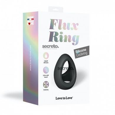 Эрекционное кольцо двойное Love To Love FLUX RING - BLACK ONYX SO5087 фото