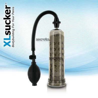 Вакуумная помпа XLsucker Penis Pump Black для члена длиной до 18см, диаметр до 4см E22145 фото